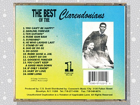 Clarendonians「The Best Of The Clarendonians」 : つれづれげ