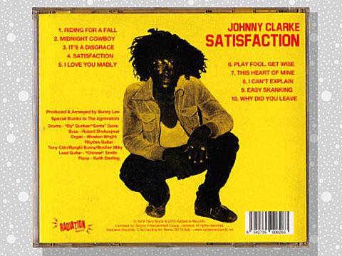 ★Johnny Clarke /Satisfaction レコード★ Johnny Clarke「Satisfaction」 : つれづれげえ日記