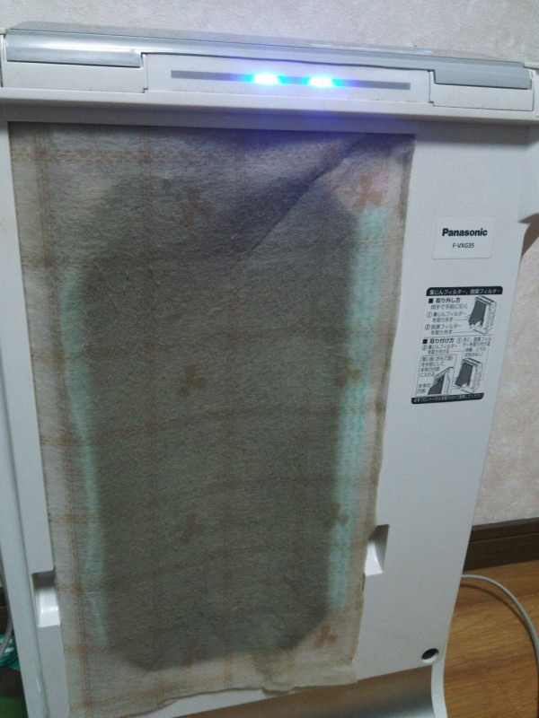 Diy 手作り空気清浄機フィルターの結果報告と入れ替え 追記 結果報告 ダイソー テクの独り言