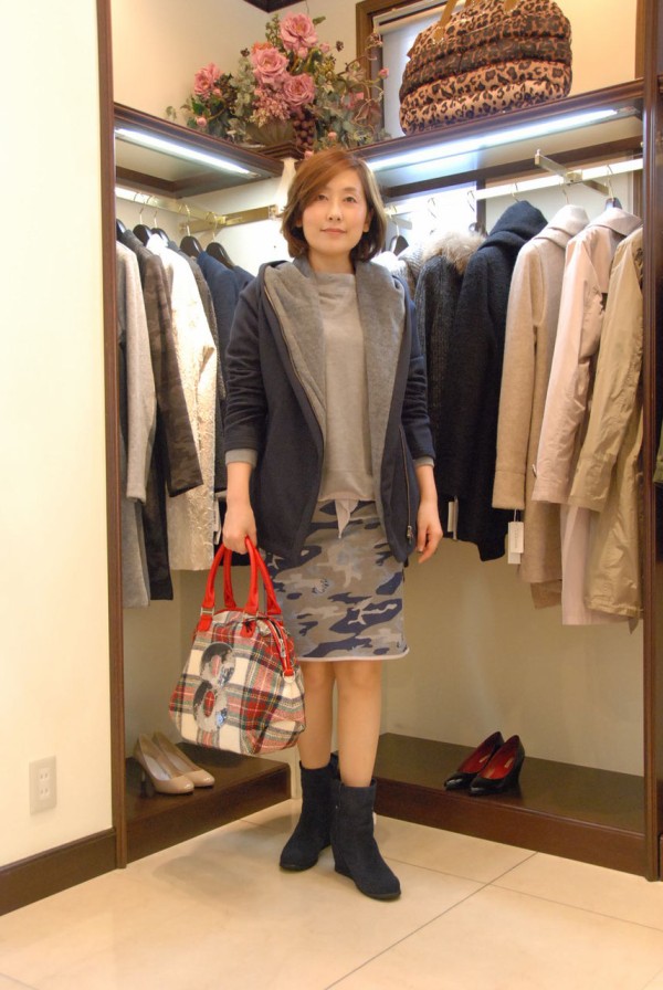 迷彩柄のスカートコーデ お洒落な大人のセレクトショップ 桑名ｌａｖｅｎｄｅｒ