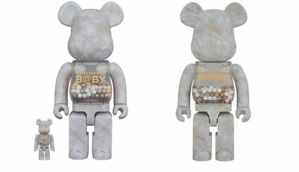 3月11日発売】MY FIRST BE@RBRICK B@BY MARBLE(大理石) Ver. 100