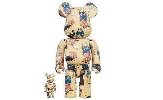 6月16日～19日まで抽選受付】BE@RBRICK 歌川国芳 「流行猫の曲鞠」100