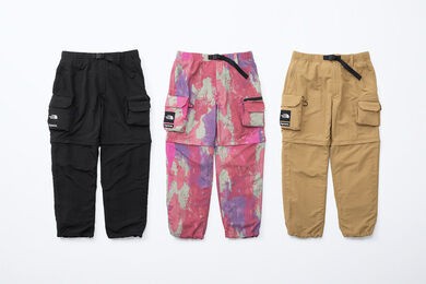 supreme black cargo pants