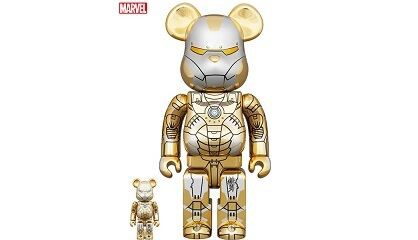 2月26日発売】BE@RBRICK SORAYAMA IRONMAN REVERSE 100％ & 400％/1000