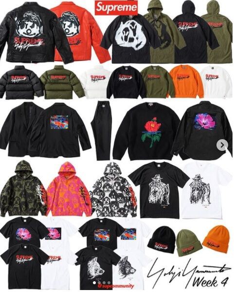 9月19日発売】Supreme 2020FW Week4 Supreme×Yohji Yamamoto : 転売