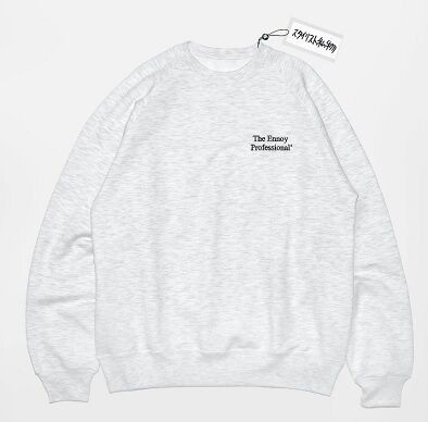 XL エンノイCREW SWEAT (NAVY) 刺繍色WHITE | www.innoveering.net