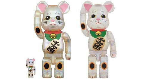 5月3日MCT TOKYOで発売】BE@RBRICK 招き猫 透明メッキ 100％ & 400