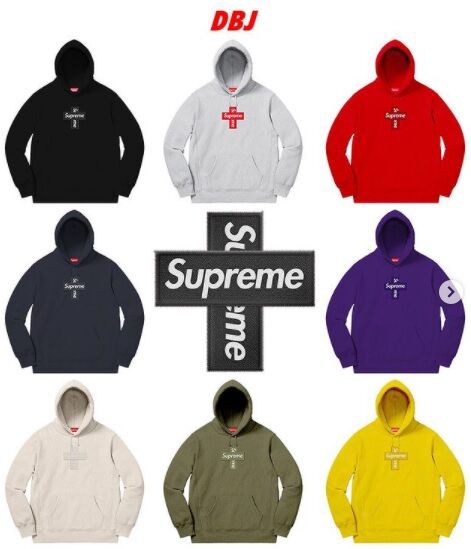 12月5日発売】Supreme 2020FW Week15 Supreme Cross Box Logo Hooded ...