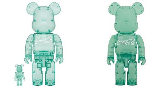 12月3日発売】KAWS THE PROMISE /BE@RBRICK Coca-Cola Georgia Green