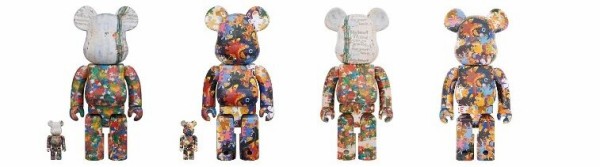 6月4日～26日まで抽選受付】BE@RBRICK 木梨憲武展 《感謝》/《のっ手