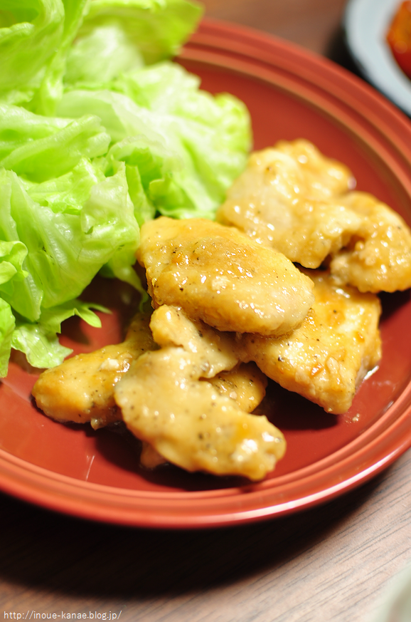 しっとり柔らか！鶏むね肉の甘味噌酢炒め】 : 井上かなえオフィシャル