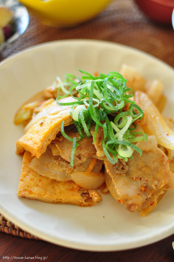 フライパンで重ね煮豚キムチ】 : 井上かなえオフィシャルブログ 母さん