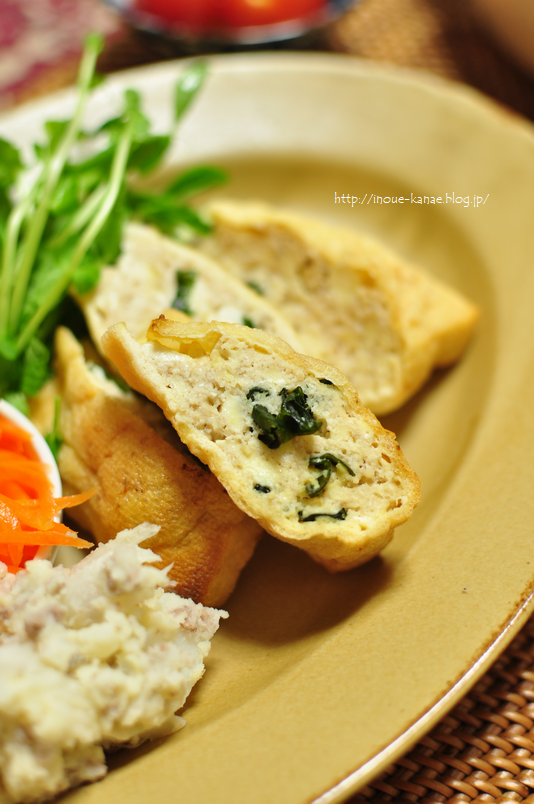 お揚げ入り豆腐つくねのトースター焼き : 井上かなえオフィシャル