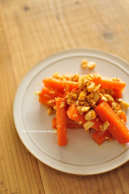 ≪レシピ≫つくりおきにも♪ニンジンのピーナッツ味噌和えと、昨日は