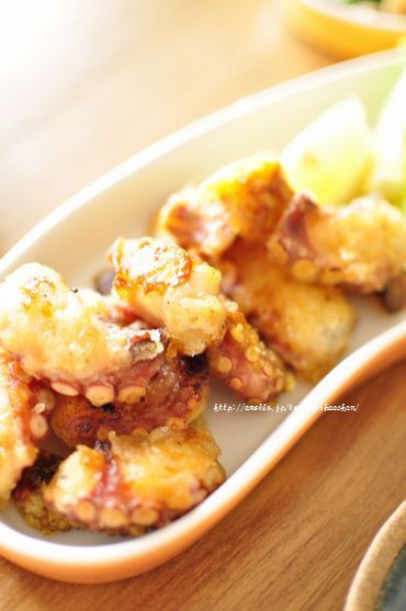 蛸の唐揚げと砂肝チャンプルー デミキーマカレーページ公開です 井上かなえオフィシャルブログ 母ちゃんちの晩御飯とどたばた日記 Powered By ライブドアブログ