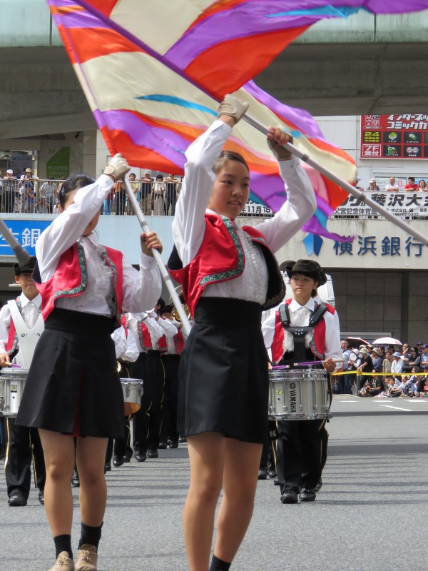 2019年 第46回藤沢市民まつり その１５（鵠沼高等学校マーチングバンド