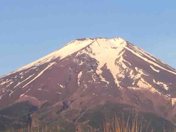 今朝の富士山５ ２６富士吉田市 北富士演習場一合目付近 山菜採りで賑わう演習場 ７ 渡辺英一オフィシャルブログ 今日の富士山 In 富士吉田