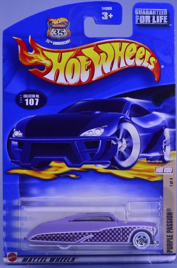 Details about   Hot Wheels 2002 #107 Hot Rod Magazine Series  Purple Passion Purple 