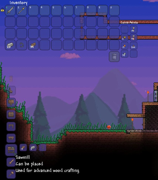 ベッド Bed を作る Part 1 Terraria テラリア