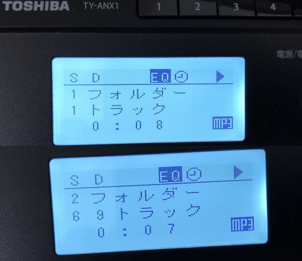 東芝SD/USB/CDラジオTY-ANX1でSD録音・再生を試してみるも
