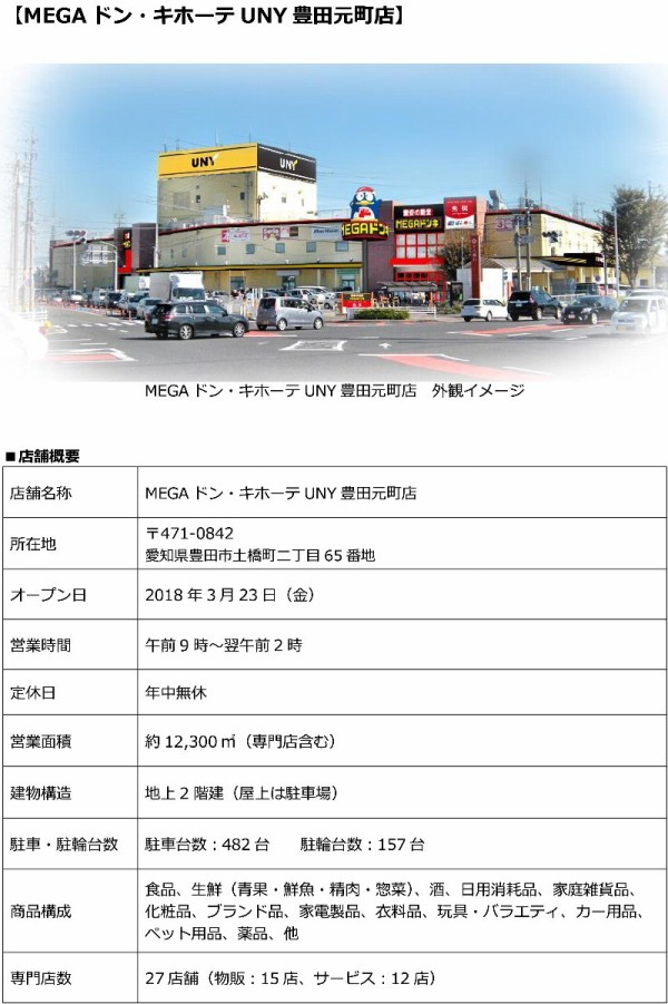 愛知県豊田市のmegaドン キホーテuny豊田元町店を訪問 旧アピタをまるごとドンキ化 まるで別物の商業施設に かわうそ だもんで