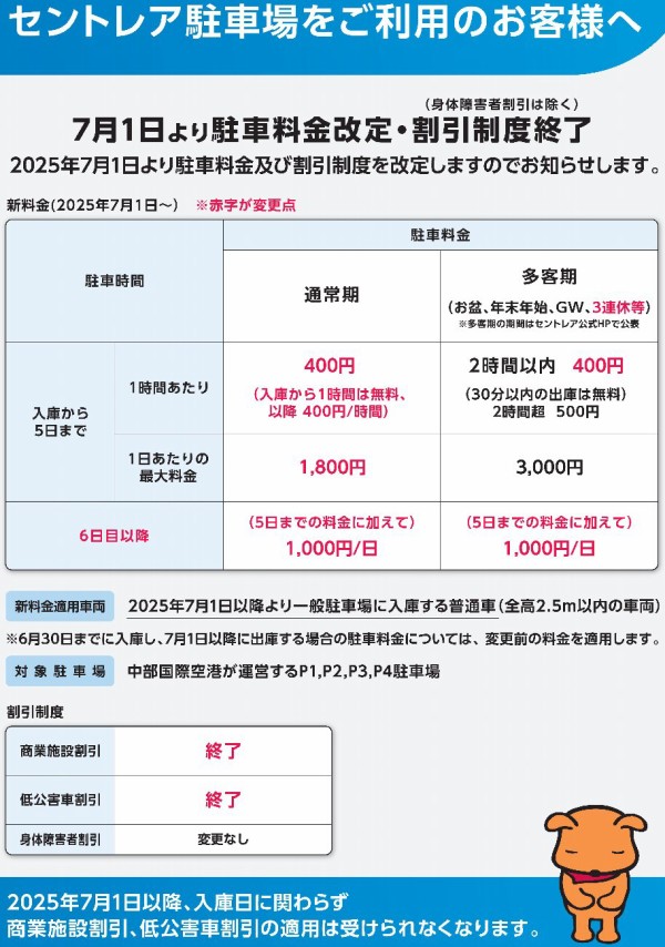 2025年7月1日以降、商業施設利用割引が廃止！車の送迎はどうする