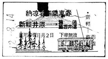 サンマーカー（4） “しらかば1号“ : 草軽電鉄の記憶：火山山麓の