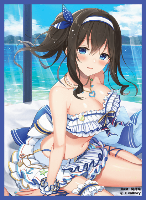 スリーブ】「鷺沢文香」新作スリーブ・プレイマットが発表され