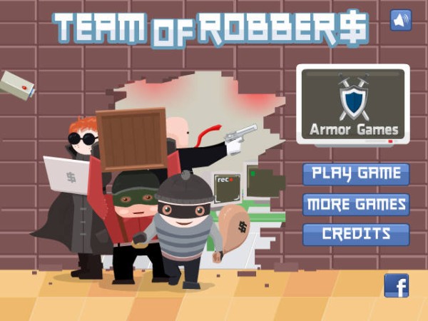パズルアクション ４人の泥棒が協力してお宝を盗むゲーム Team Of Robbers 小粒ゲーで暇つぶし