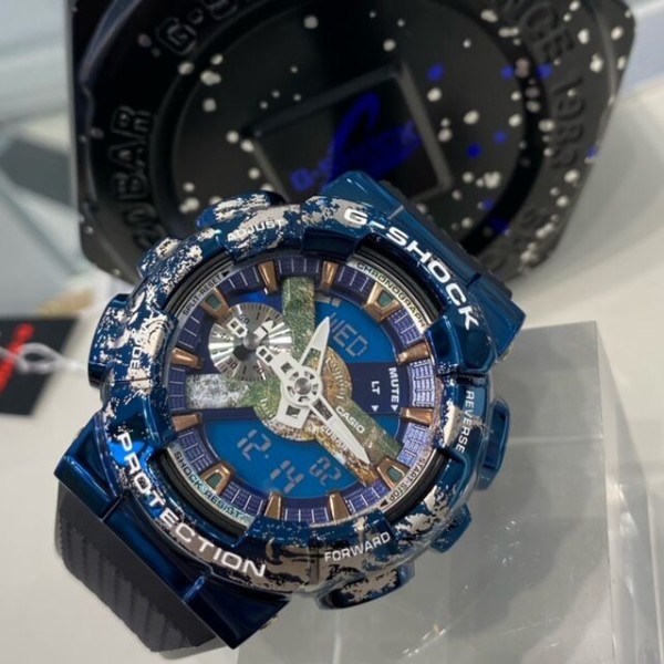 G-SHOCK 地球柄限定モデル【GM-110EARTH-1AJR】 : タイムズギア ららぽーと甲子園店のスタッフブログ by 光陽