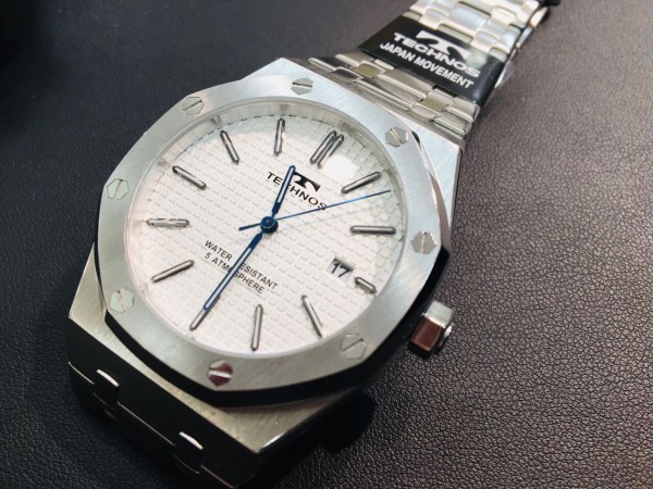 TECHNOS テクノス　電池新品　クォーツ 腕時計 八角形 22-1360-1.jpg