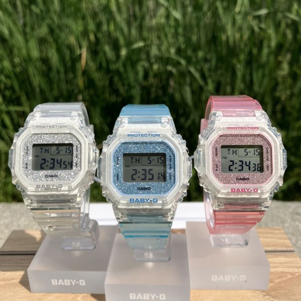 CASIO BABY-G 5月新作 グリッターダイアルとスケルトン素材が採用され