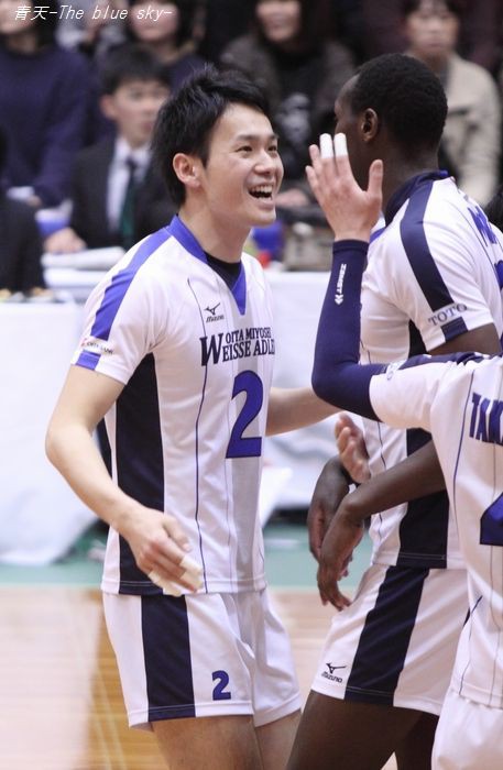大分三好ヴァイセアドラー練習着短パン ヴァイセアドラー リーダーとして成長するオールラウンダー勝将