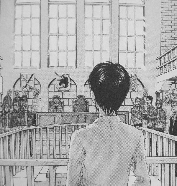 進撃の巨人 第5巻 調査の後処分 あるいは領地奪還の枢軸 エレンに下される審判は 3階の者だ