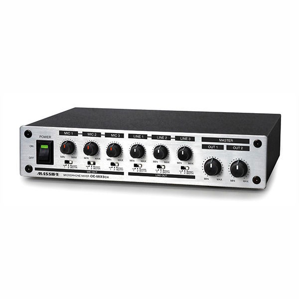 アンプ massive OE-MIX9CH MASSIVE（オースミ電機） ミキサー OE-MIX9CH : 業務用