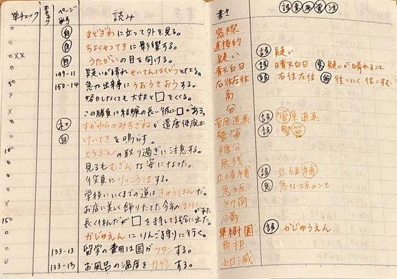 涙と汗のオリジナル漢字ノート 小6からのsapix生活