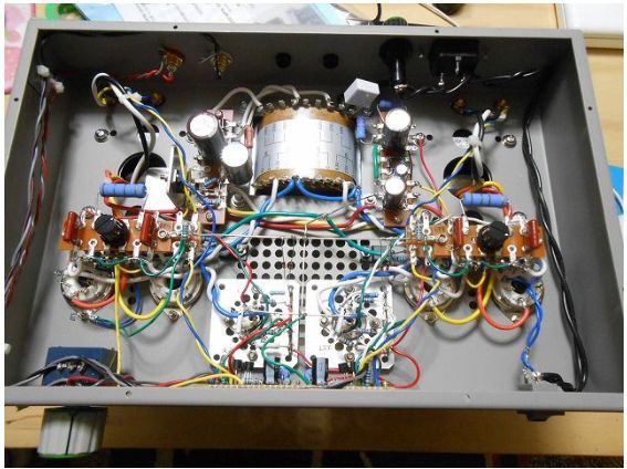 ぺるけさん追試その7 6AH4GT全段差動アンプの製作 : ひでじの