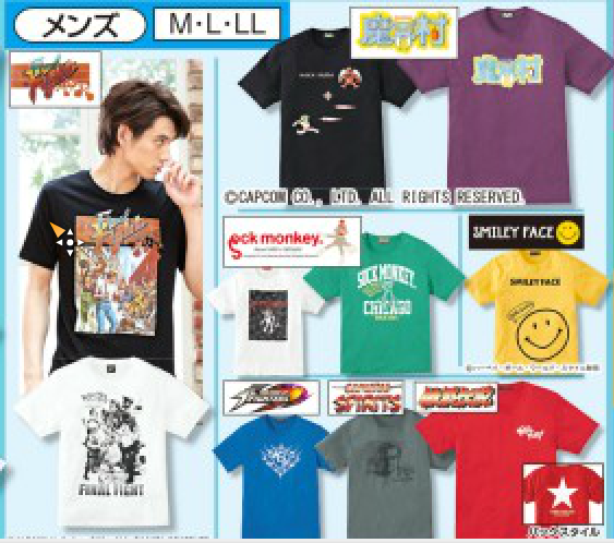 しまむらのcapcom Snkコラボのtシャツ パチンコcr銀河鉄道999と80年代レトロゲーム