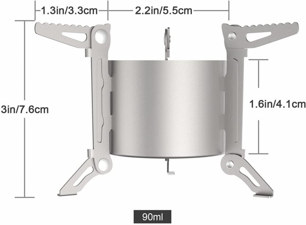 TIANDLIFE]チタン製の一体型アルコールストーブ : みょうせいのblog