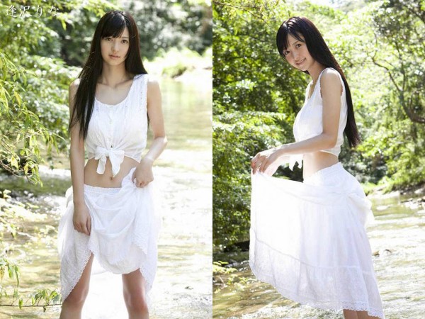 逢沢りな 11 笑顔が可愛い細身のアイドル女優の貴重な水着やお尻と 出演した時代劇で胸縄後ろ手縛りされたシーン 縛られた女性有名人たち