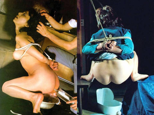 昭和女性緊縛浣腸排泄写真 番外編：浣腸・排泄シーン (31) : 縛られた女性有名人たち