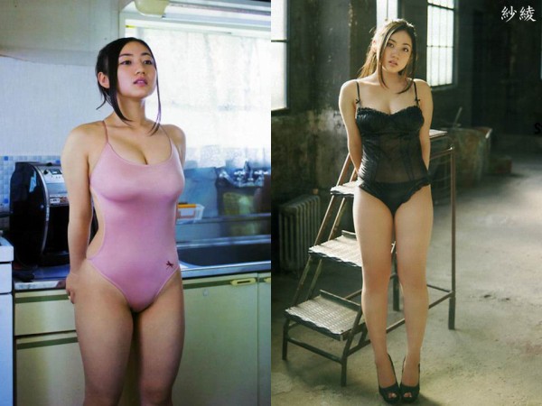 紗綾 1 縛られた女性有名人たち