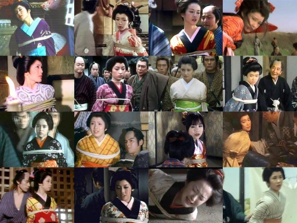 時代劇　緊縛 シーン別緊縛特集 - 時代劇緊縛2- (1) - 胸縄・後ろ手縛り : ジャネット八田 : 縛られた女性有名人たち