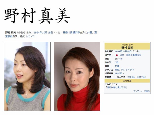 野村真実　裸 80年代の映画女優の作品別ヌード：樋口可南子・浅野温子・田中美佐子・藤谷美和子・黒木瞳・原田貴和子・吉川十和子・萬田久子・高樹沙耶他合計20名・29作品