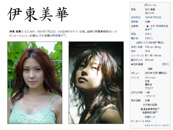 伊東美華ヌード 