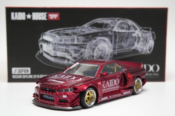 KAIDO☆HOUSE MINIGT //JAPAN NISSAN SKYLINE GT-R[R34] KAIDO WORKS : トミカ探求日記