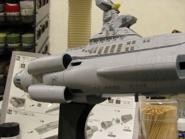 「ーー様製作ご依頼品」アンドロメダ級一番艦アンドロメダ(1/1000) 1/1000 バンダイ アンドロメダ級一番艦アンドロメダ 制作依頼品 ③