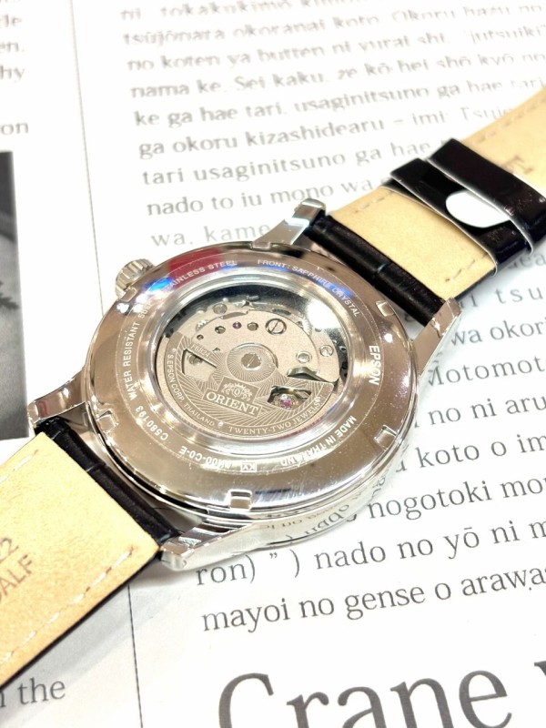 ちょっぴり大人の渋さを味わえる、ORIENT機械式腕時計の魅力