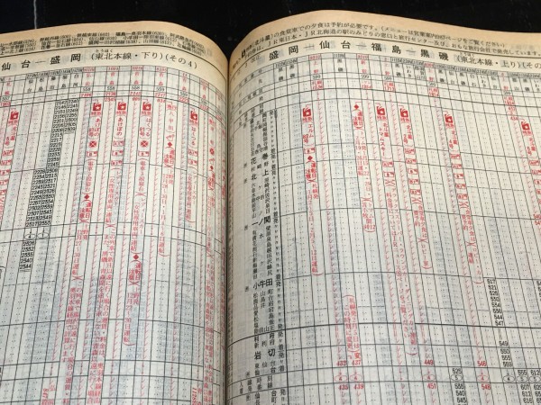 懐かしい時刻表の世界 : しまDiary