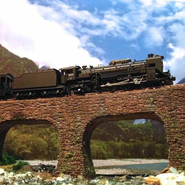 アーチ橋のジオラマその3：完成！ : しまDiary